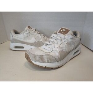 Size-6 Nike Women's Air Max SC Sneaker White Grey Suade CW4554-108